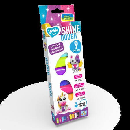 Knetmasse-Set Lovin'Do, +3 Jahre, 9 Farben, Shine, Okto