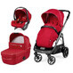 Silla de Paseo 3 en 1 Veloce Primo Viaggio Lounge, Rojo Brillo, Peg Perego