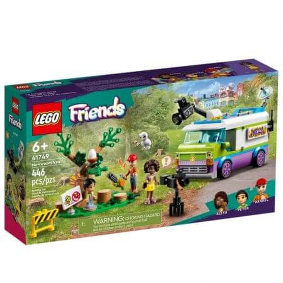 Studio mobile di notizie Lego Friends, 6 anni +, 41749, Lego