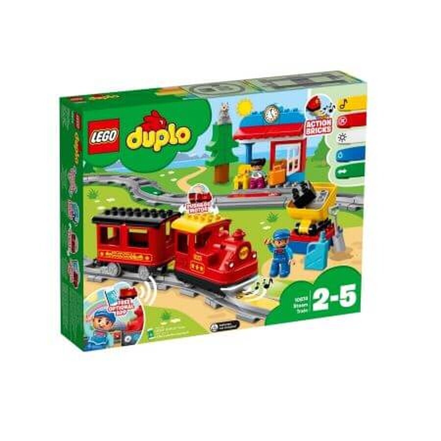 Lego Duplo Tren de vapor, +2 años, 10874, Lego