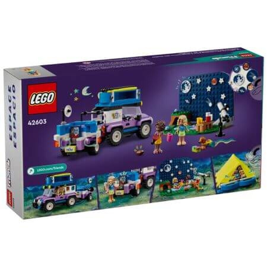 Vehicul de camping pentru observarea stelelor, 7 ani+, 42603, Lego Friends