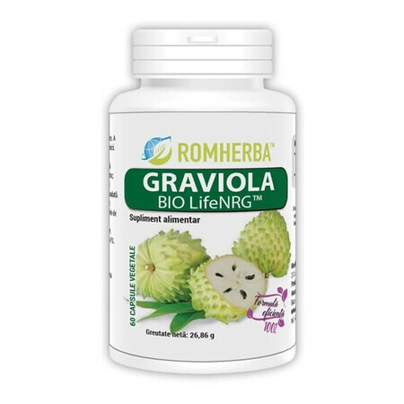 Graviola Bio LifeNRG, 60 cápsulas vegetales, Romherba