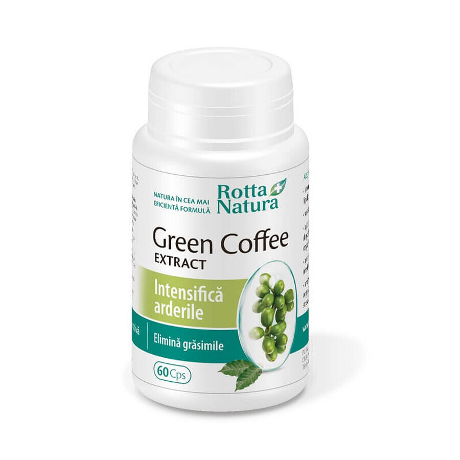 Groene koffie-extract 120 capsules + Groene koffie-extract 60 capsules, Rotta Natura