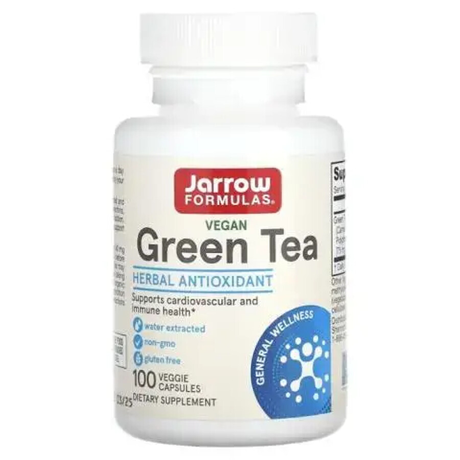 Green Tea 500 mg Jarrow Formulas, 100 capsule, Secom