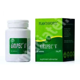 Gripec V, 40 tabletek, Plantavorel