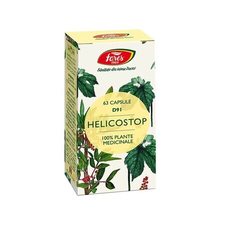 Helicostop, D91, 63 capsules, Tarieven