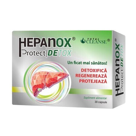 Hepanox Protect Detox, 30 cápsulas, Cosmo Pharm