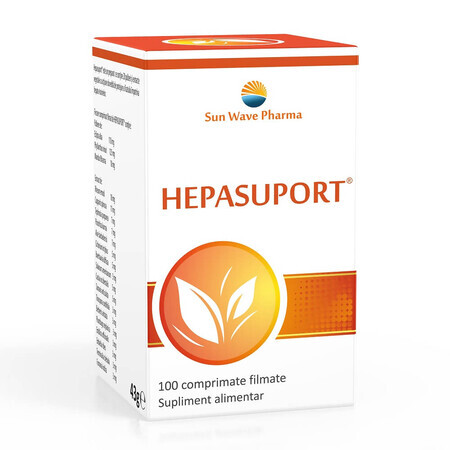 Hepasuport, 100 comprimidos recubiertos con película, Sun Wave Pharma