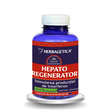 Hepato Regenerador, 120 cápsulas, Herbagetica