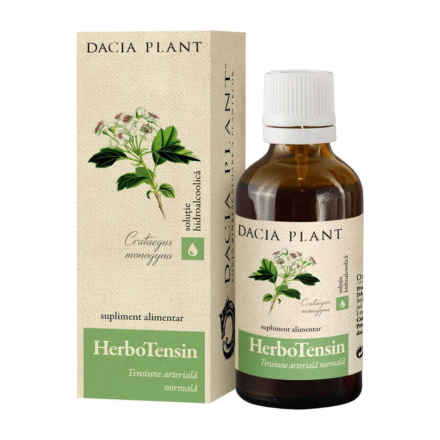 HerboTensin Tintura (Regulador de la tensión), 50 ml, Dacia Plant