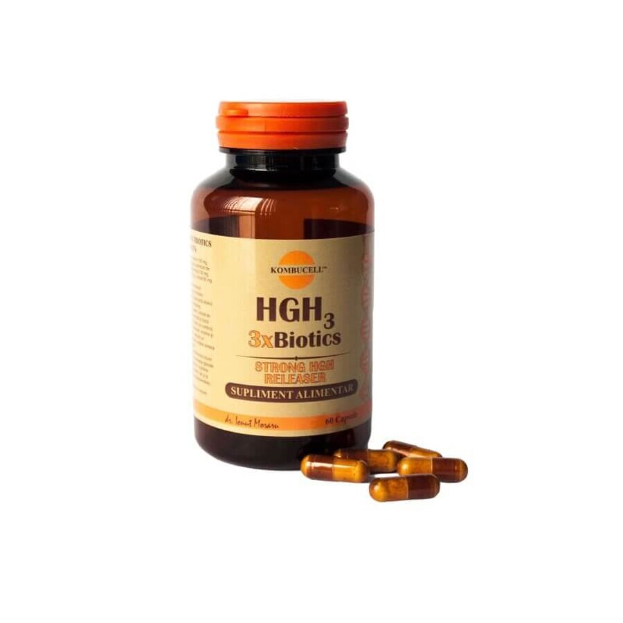 HGH3 3x Biotics, 60 cápsulas, Pro Natura