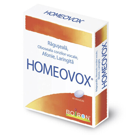 Homeovox, 60 cápsulas, Boiron