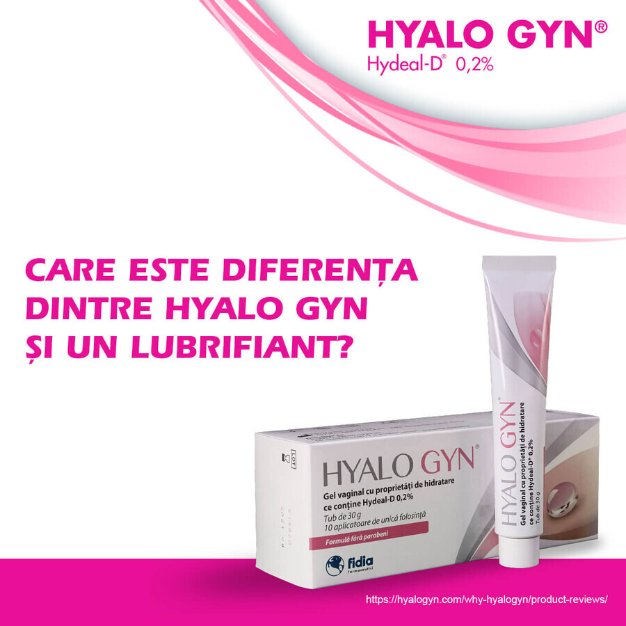 Hyalogyn Gel 30 g, 10 inbrengen, Fidia Farmaceutici