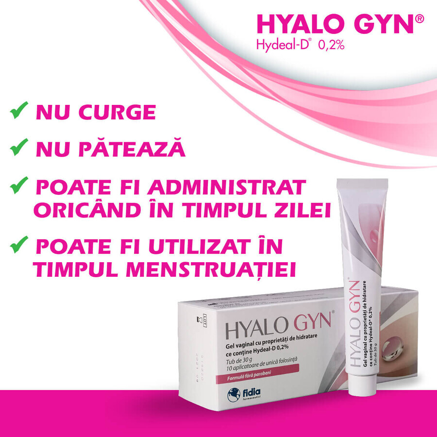 Hyalogyn Gel 30 g, 10 inbrengen, Fidia Farmaceutici