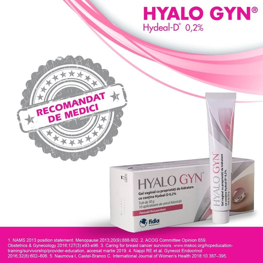 Hyalogyn Gel 30 g, 10 inbrengen, Fidia Farmaceutici