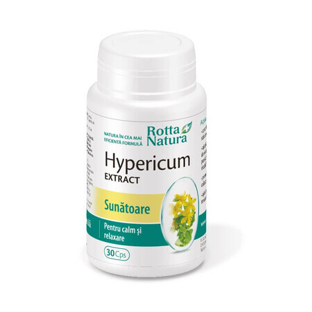 Hypericum extract met sint-janskruid, 30 capsules, Rotta Natura