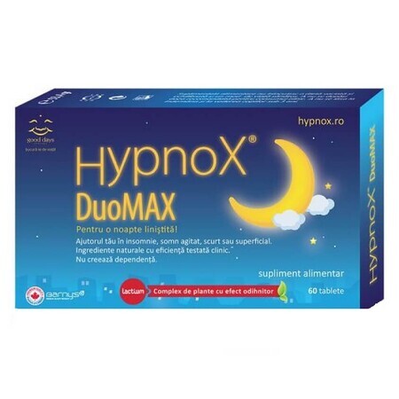 Hypnox DuoMax, 20 comprimidos, Good Days Therapy