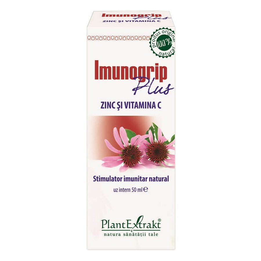 Imunogrip Plus Zinc y Vitamina C, 50 ml, Extracto vegetal