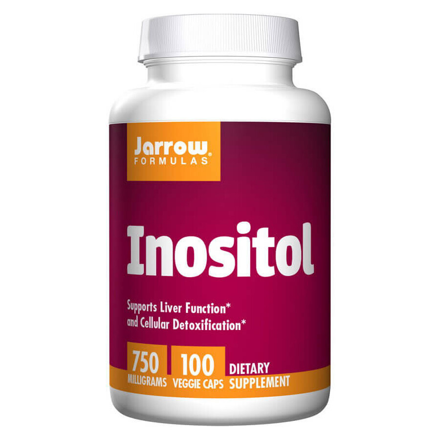 Inositol 750mg Jarrow Formulas, 100 cápsulas, Secom