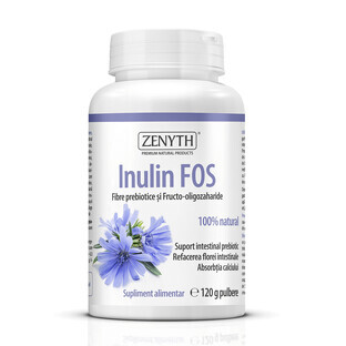 Inulina FOS en polvo, 120 g, Zenyth