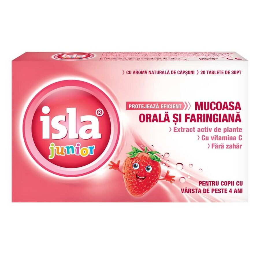 Isla junior al gusto di fragola, 20 losanghe, Engelhard Arzneimittel