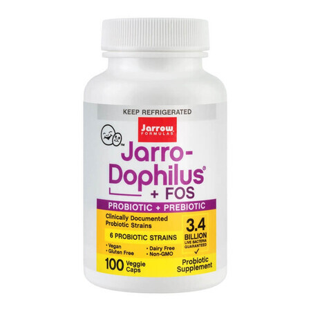 Dophilus Fos Jarrow Formulas, 100 Kapseln, Secom