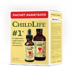 Zestaw odpornościowy dla dzieci Witamina C ChildLife, 118,5 ml + Witamina D3 ChildLife, 29,60 ml, Secom: ceny i cechy