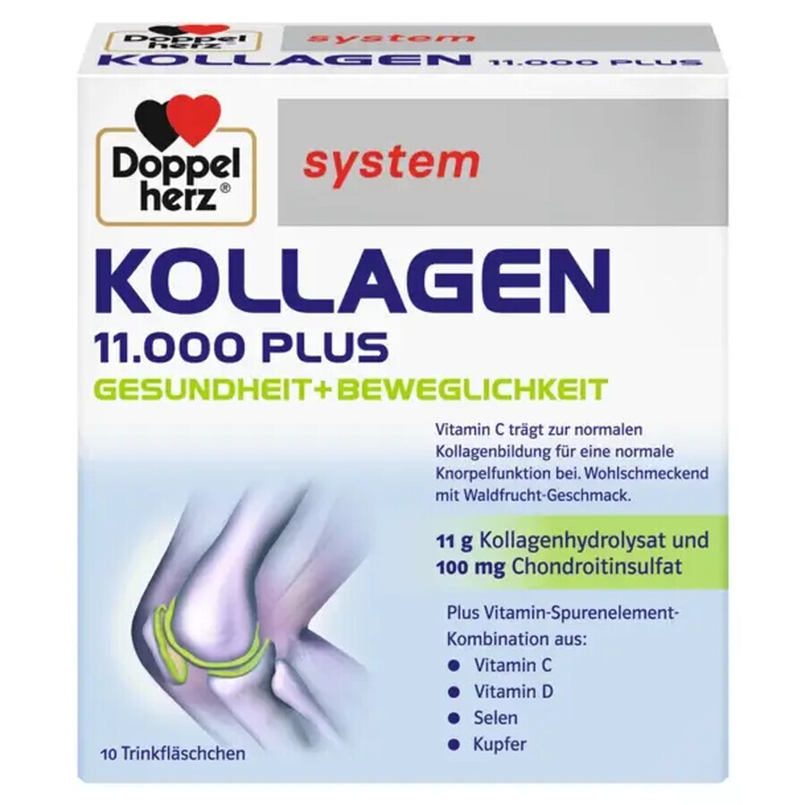 Kollagen 11.000 Plus, 10 injectieflacons unidosis, Doppelherz