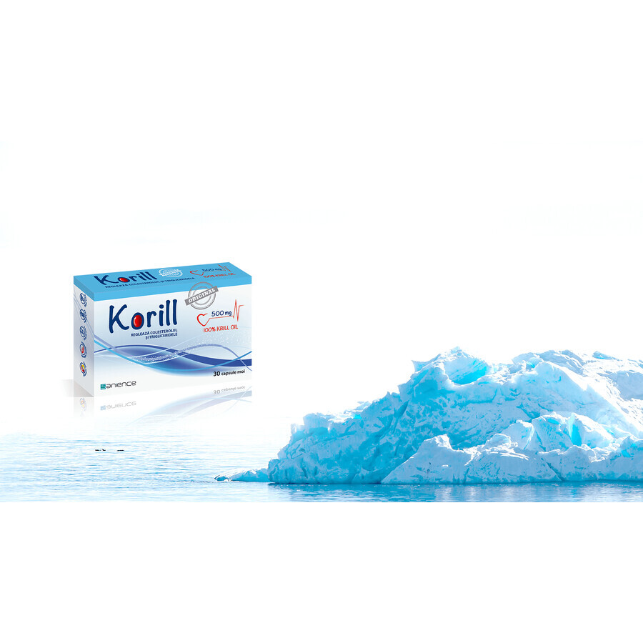 Korill aceite de krill puro 500 mg, 30 cápsulas, Sanience