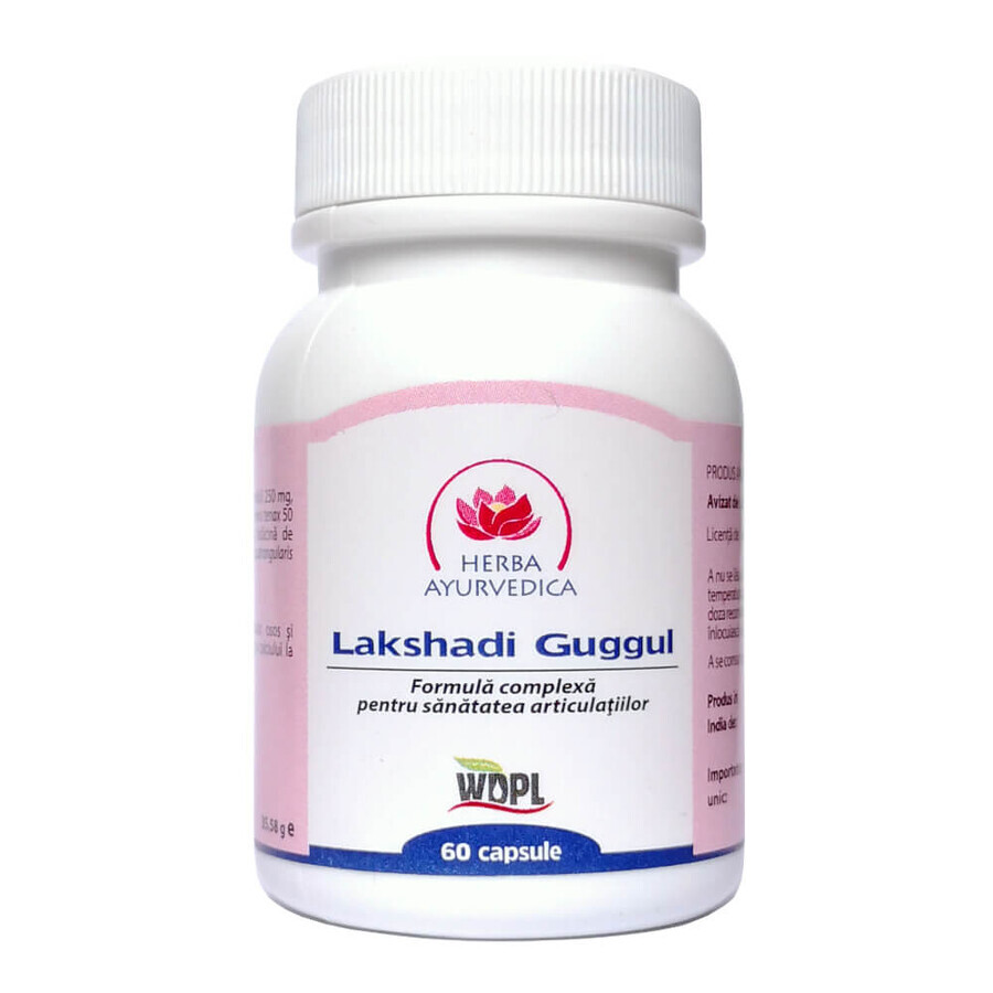 Lakshadi Guggul, 60 capsule, erbe ayurvediche