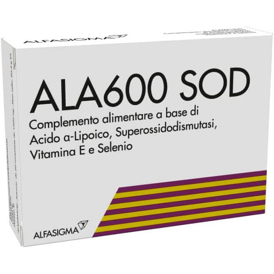 Ala600 SOD, 20 comprimidos, Alfasigma