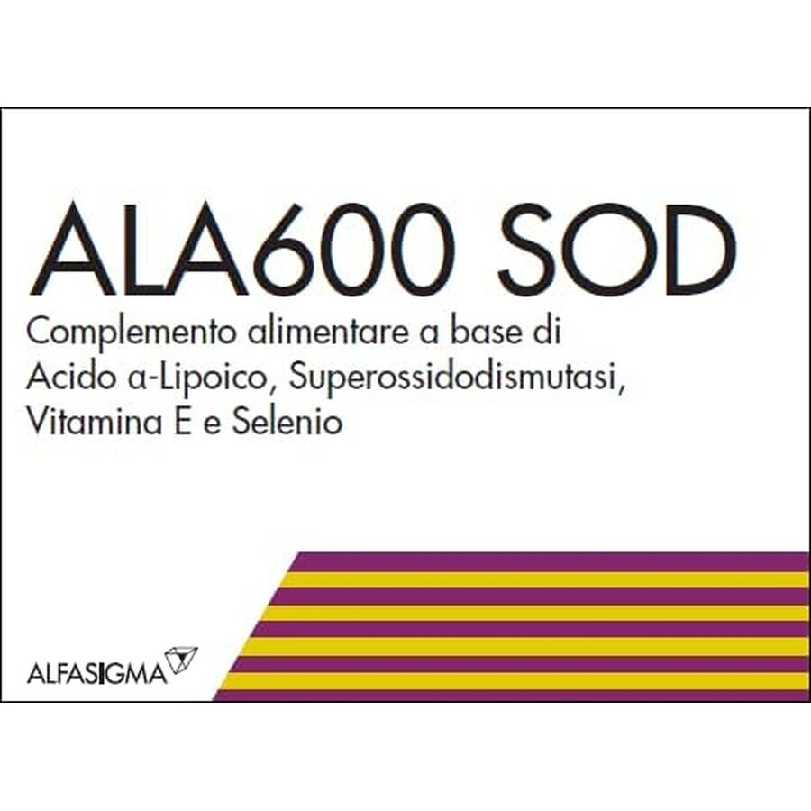 Ala600 SOD, 20 comprimidos, Alfasigma