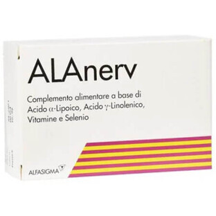 Alanerv, complemento alimenticio para el sistema nervioso, 20 cápsulas blandas, Alfasigma