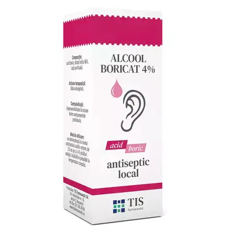 Boralkohol 4%, 15 ml, Tis Pharmazeutisch