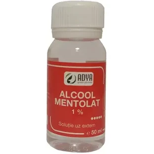 Alcool mentolat 1%, 50 ml, Adya