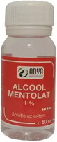 Alcohol mentolado 1%, 50 ml, Adya