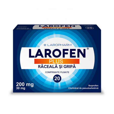 Larofen Plus, 200 mg, 20 comprimidos, Laropharm