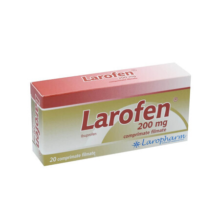 Larofen, 200 mg, 20 comprimidos, Laropharm