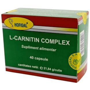 L-Carnitina Complex, 40 cápsulas, Hofigal