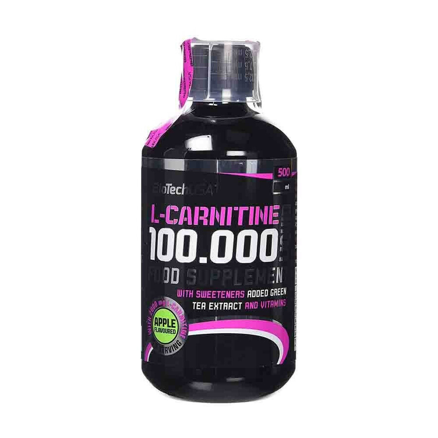 L-Carnitin 100.000 Flüssig Kirsche, 500 ml, Biotech USA