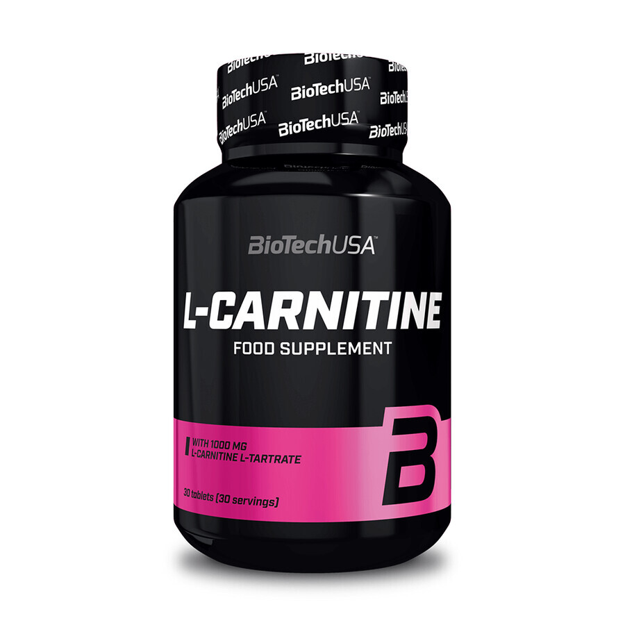 L-Carnitine 1000 mg, 30 tabletten, BioTech USA