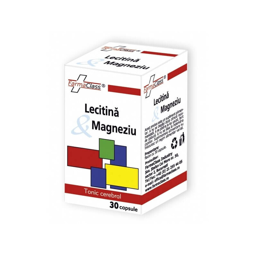 Lecitină & Magneziu, 30 capsule, FarmaClass