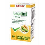 Lecitina 1200 mg, 80 cápsulas, Walmark