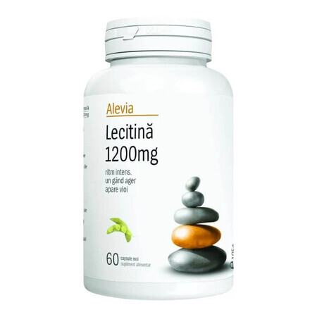 Lecitina 1200mg, 60 cápsulas blandas, Alevia