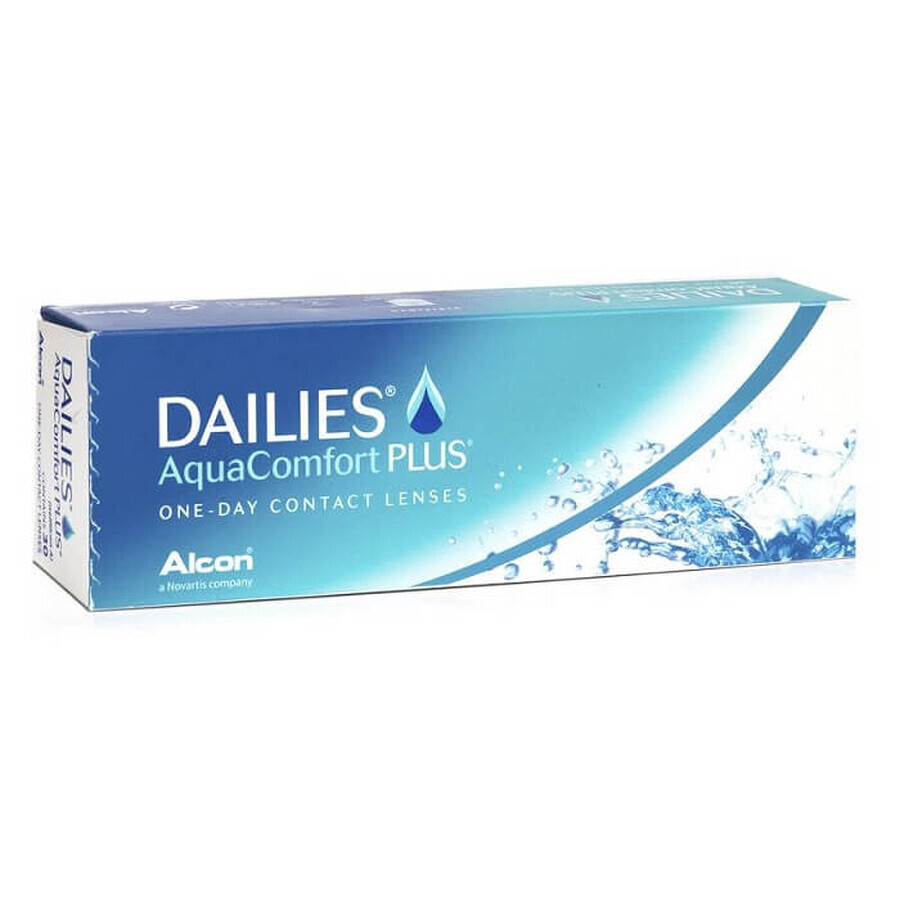 Lentes de contacto Dailies Aqua Comfort Plus, -0.50, 30 unidades, Alcon