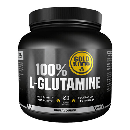 L-glutamine strength, 300 g, Gold Nutrition