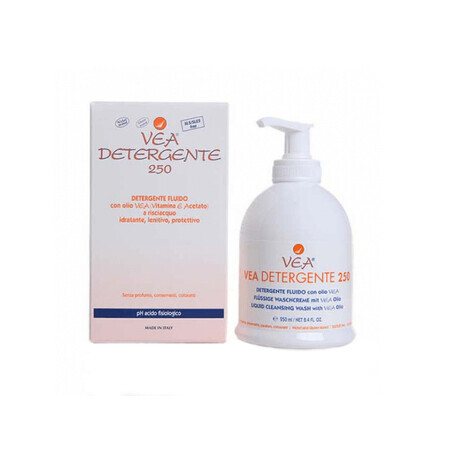 VEA Detergente Lichid dermatologic de spalare cu Vitamina E, 250 ml, Hulka