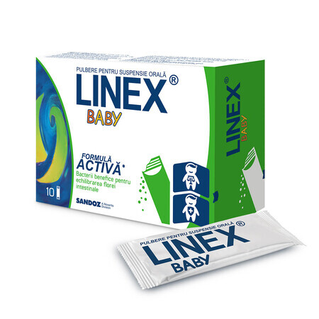 Linex Baby, 10 plicuri, Sandoz