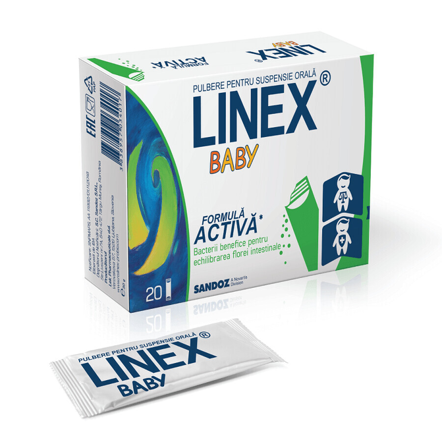 Linex Bebé, 20 sobres, Sandoz