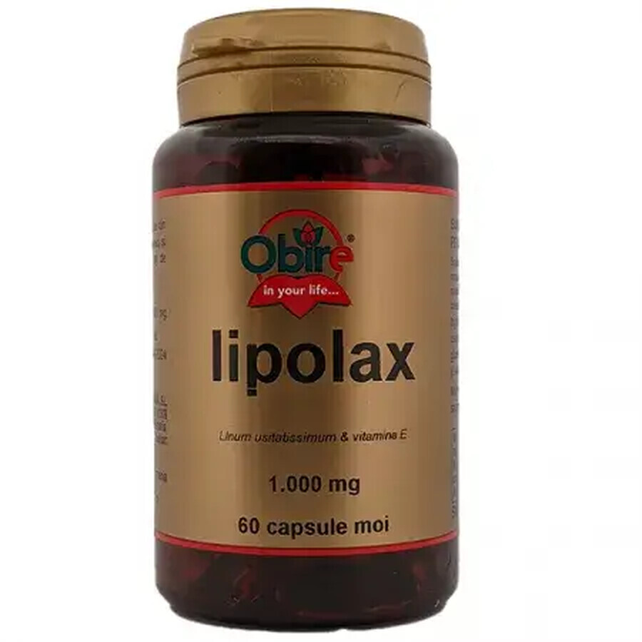 Lipolax, 60 cápsulas, Obire